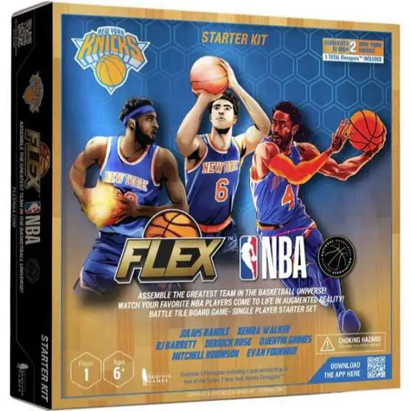 FLEX NBA New York Knicks Starter Kit [For collectible purchases only. The FLEX App may not be downloadable or functioning. ]
