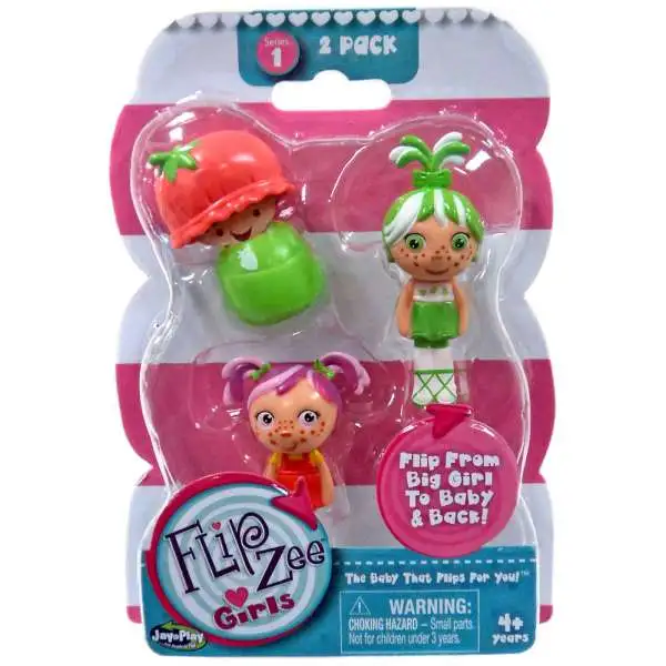 FlipZee! FlipZee Girls! Series 1 Mini Figure 2-Pack [Style 1]