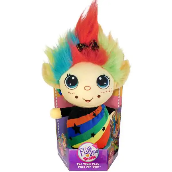 FlipZee! Trolls Rainbow Galore Plush Doll