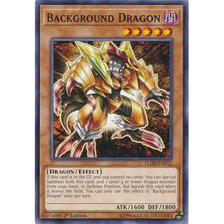 YuGiOh Flames of Destruction Common Background Dragon FLOD-EN012