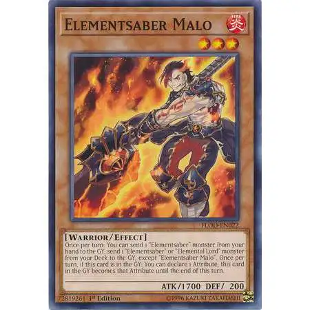 YuGiOh Flames of Destruction Common Elementsaber Malo FLOD-EN022