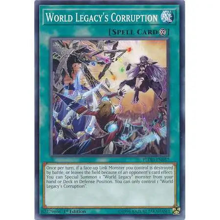 YuGiOh Flames of Destruction Common World Legacy's Corruption FLOD-EN057