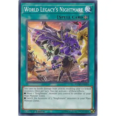 YuGiOh Flames of Destruction Common World Legacy's Nightmare FLOD-EN059