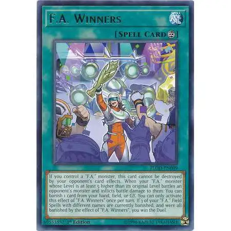 YuGiOh Flames of Destruction Rare F.A. Winners FLOD-EN089