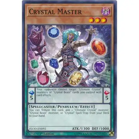 YuGiOh Flames of Destruction Common Crystal Master FLOD-EN092