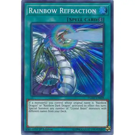 YuGiOh Flames of Destruction Super Rare Rainbow Refraction FLOD-EN098