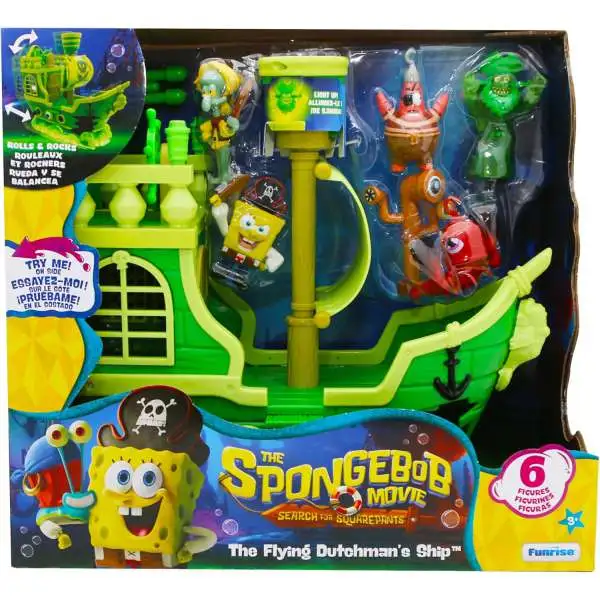 Spongebob Squarepants Movie: Search for Squarepants The Flying Dutchman's Ship Playset