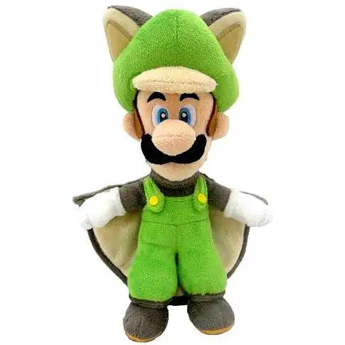 New Super Mario Bros. U Luigi 14-Inch Plush [Flying Squirrel]