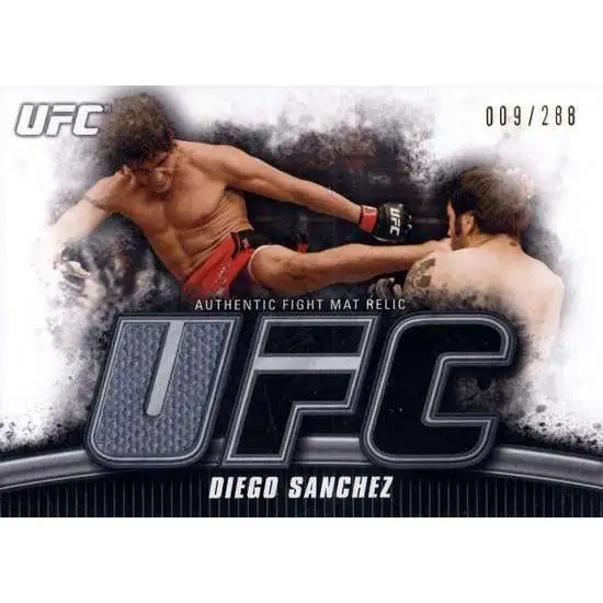 Topps UFC 2010 Knockout Gold Mat Relic Diego Sanchez FM-DS