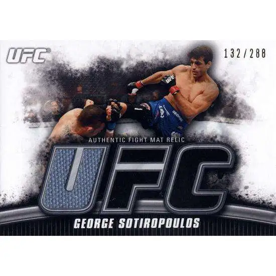 Topps UFC 2010 Knockout Gold Mat Relic George Sotiropoulos FM-GS