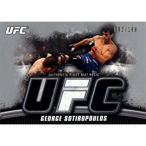 Topps UFC 2010 Knockout Silver Mat Relic George Sotiropoulos FM-GS