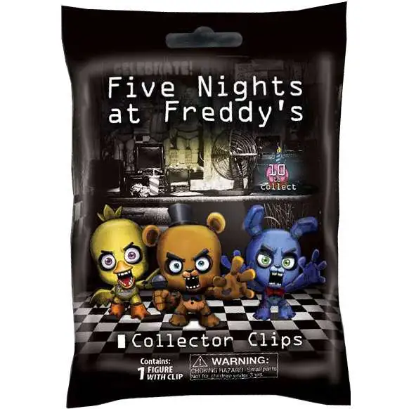 FIVE NIGHTS AT FREDDY'S FNAF HANGERS SERIES 2 SET OF 10 COLLECTOR