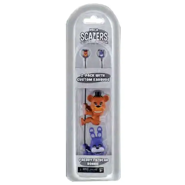 NECA Five Nights at Freddy's Freddy & Bonnie Scalers & Earbuds