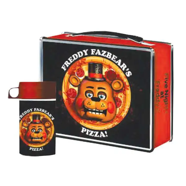 NECA Five Nights at Freddy's Pizza! Tin Lunch Box & Container