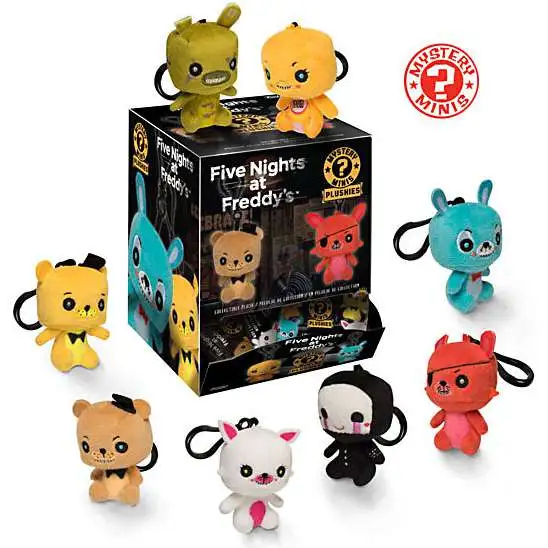 Funko Mystery Minis Plush Keychains Five Nights at Freddy's 2.5-Inch Mystery Box [18 Packs]