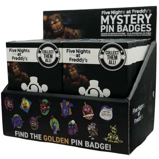 Five Nights at Freddy's Metal Pin Mystery Box [12 Packs]