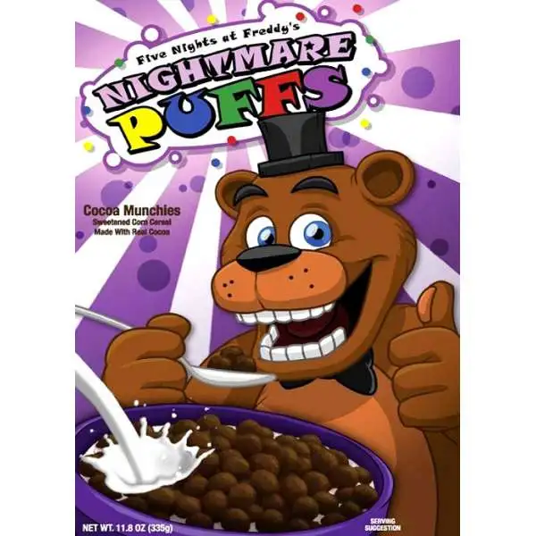 Five Nights at Freddy's Nightmare Puffs Exclusive Breakfast Cereal