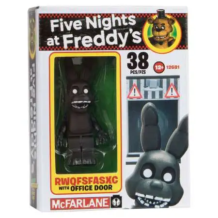 McFarlane Toys Five Nights at Freddy's RWQFSFASXC with Office Door Micro Figure Build Set
