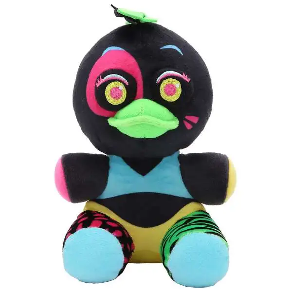 Funko Five Nights at Freddy's Security Breach Blacklight Glamrock Chica Exclusive 8-Inch Plush