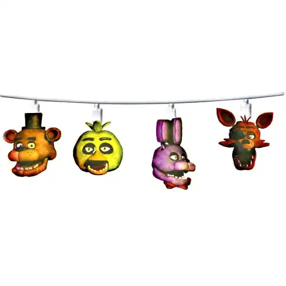 NECA Five Nights at Freddy's Cast Heads String Lights