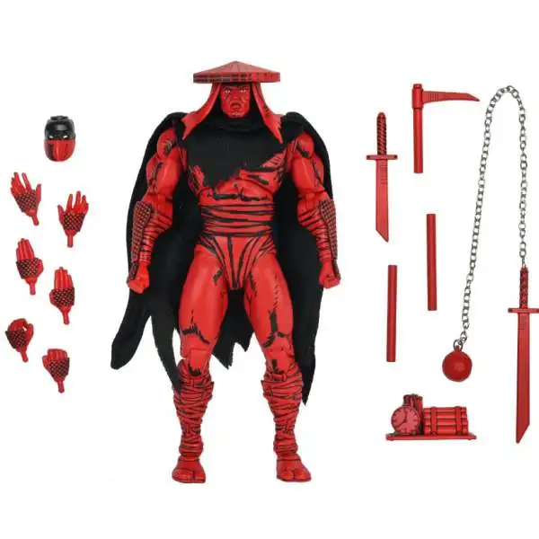 NECA Teenage Mutant Ninja Turtles Mirage Comics Foot Assassin Action Figure [Red & Black]