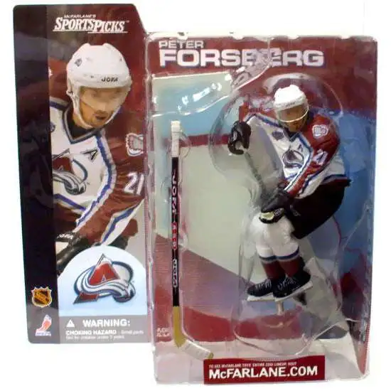 McFarlane Toys NHL Colorado Avalanche Sports Picks Hockey Series 1 Peter Forsberg Action Figure