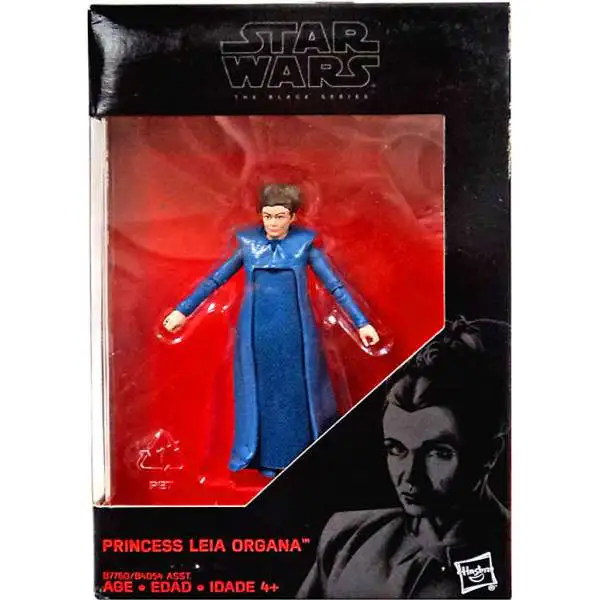 Star Wars The Force Awakens Black Series Princess Leia Organna Exclusive Action Figure [Blue Dress]