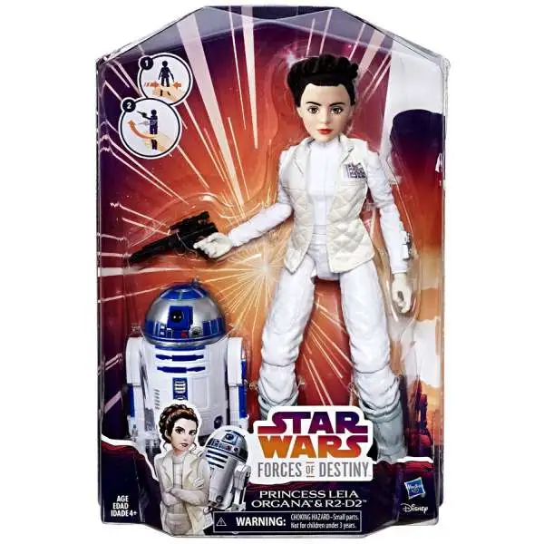 Star Wars Forces of Destiny Adventure Princess Leia & R2-D2 Figure 2-Pack