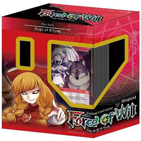Force of Will Rage of Rl'yeh Lapis Cluster Starter Deck [Fire Deck]