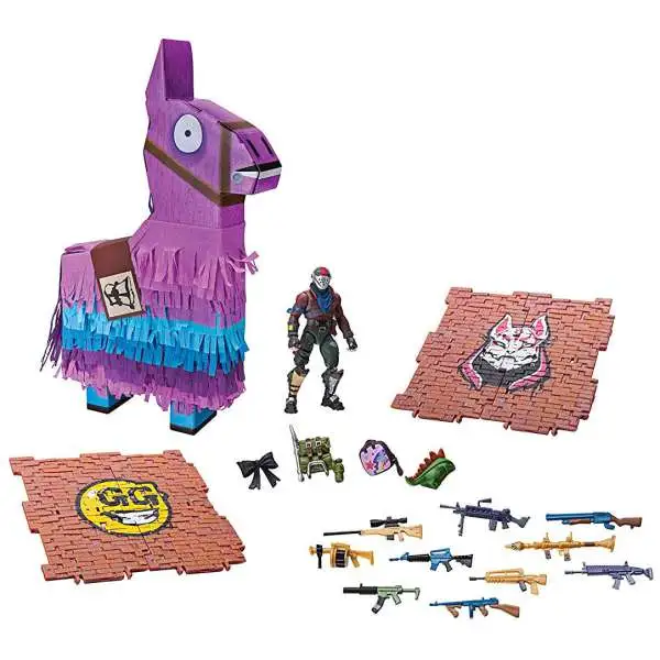 Fortnite Llama Drama Loot Birthday Pinata [Rust Lord 4" Action Figure, Damaged Package]