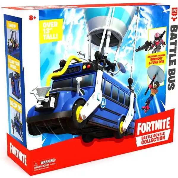 Fortnite Epic Games Battle Royale Collection Battle Bus 2-Inch Playset [Damaged Package]