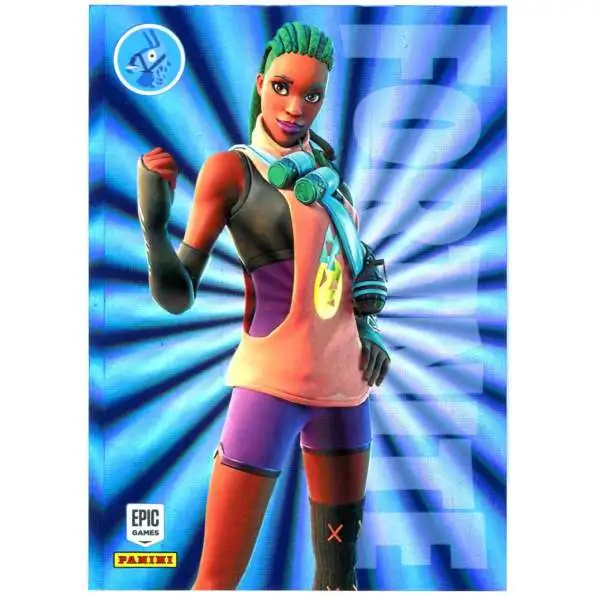 Fortnite 2021 Series 3 Laser Zina #100 [Rare Outfit]