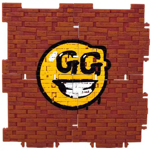 Fortnite Building Material with GG smiley face 4-Inch Figure Accessory [Loose]