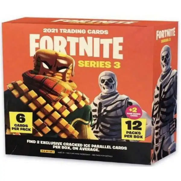 Fortnite Panini Series 3 Trading Card MEGA Box [12 Packs]