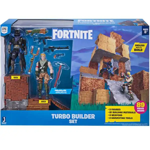 Fortnite 1X1 Builder 4 Action Figure Playset with Black