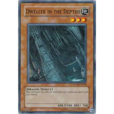 YuGiOh GX Trading Card Game Force of the Breaker Common Dweller in the Depths FOTB-EN028