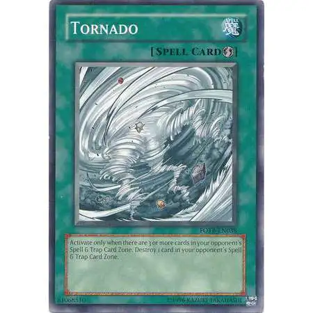 YuGiOh GX Trading Card Game Force of the Breaker Common Tornado FOTB-EN038