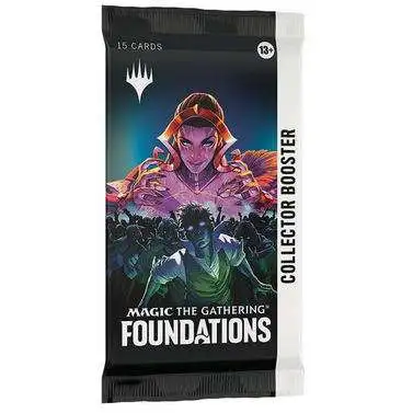 MtG Foundations COLLECTOR Booster Pack [15 Cards & 1 Premium Token] (Pre-Order ships November)