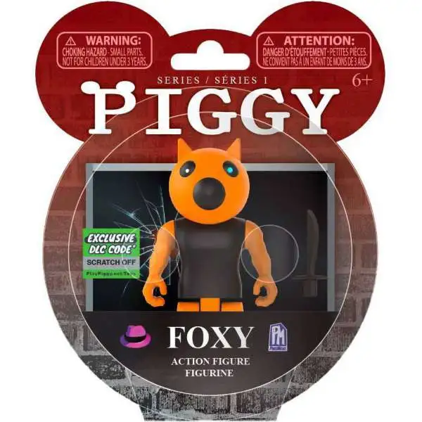 Piggy Series 1 Foxy Action Figure [Exclusive DLC Code]