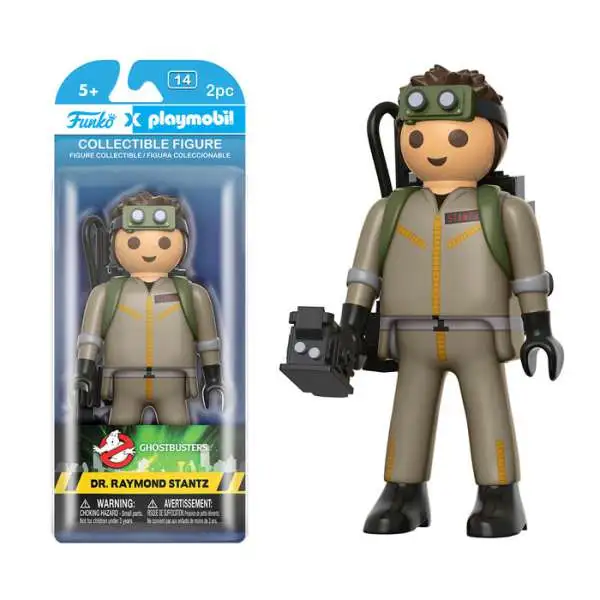 Ghostbusters Funko Playmobil Dr. Raymond Stantz Action Figure [Damaged Package]