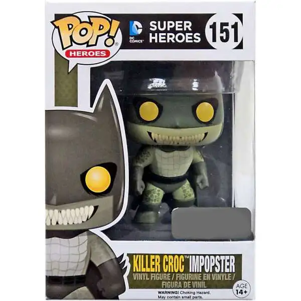 Funko Batman POP! Heroes Killer Croc Impopster Exclusive Vinyl Figure #151 [Damaged Package]