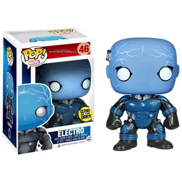 Funko The Amazing Spider-Man POP! Marvel Electro Vinyl Bobble Head #46 [Glow-in-the-Dark]