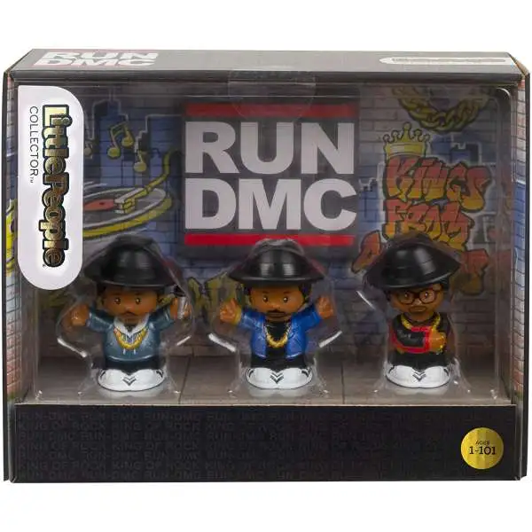 Fisher Price Little People Collector Series Run DMC Figure 3-Pack
