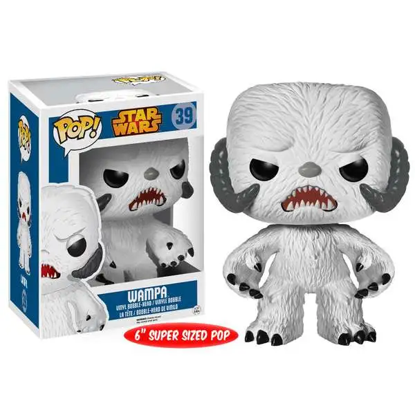 Funko POP! Star Wars Wampa 6-Inch Vinyl Bobble Head #39 [Super-Sized, Damaged Package]