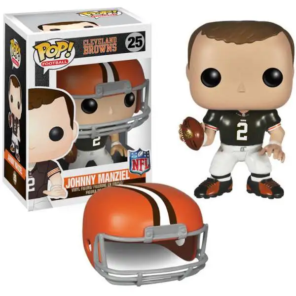 Funko NFL Cleveland Browns POP Football Johnny Manziel Vinyl Figure 25 -  ToyWiz