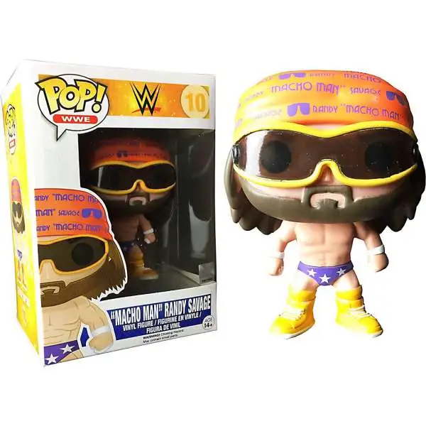 Funko WWE Wrestling POP! WWE Macho Man Randy Savage Exclusive Vinyl Figure #10 [Purple Trunks]