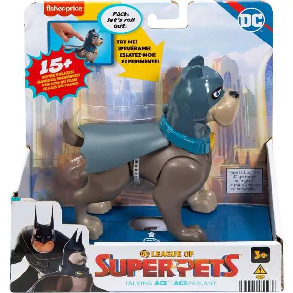 Fisher Price DC League of Super-Pets Ace Talking Action Figure