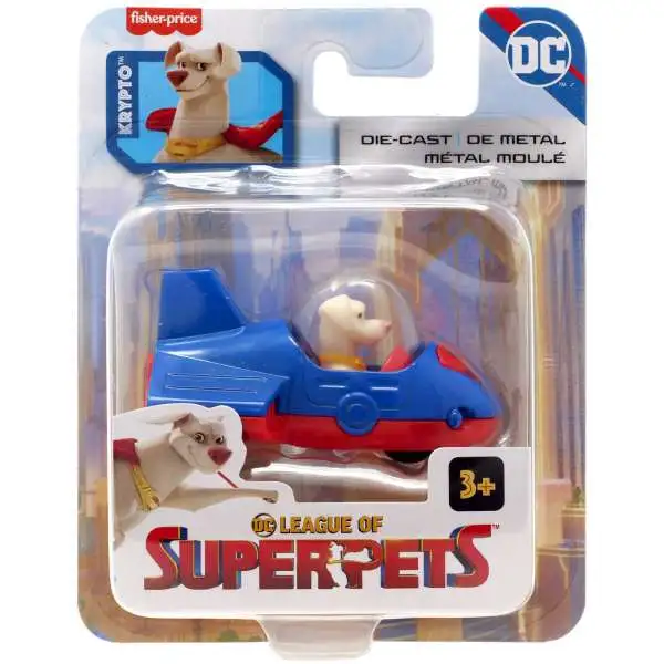 Fisher Price DC League of Super-Pets Krypto Die-Cast Vehicle