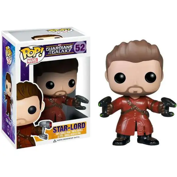 Funko Guardians of the Galaxy POP! Marvel Star-Lord Exclusive Vinyl Bobble Head #52 [Unmasked]