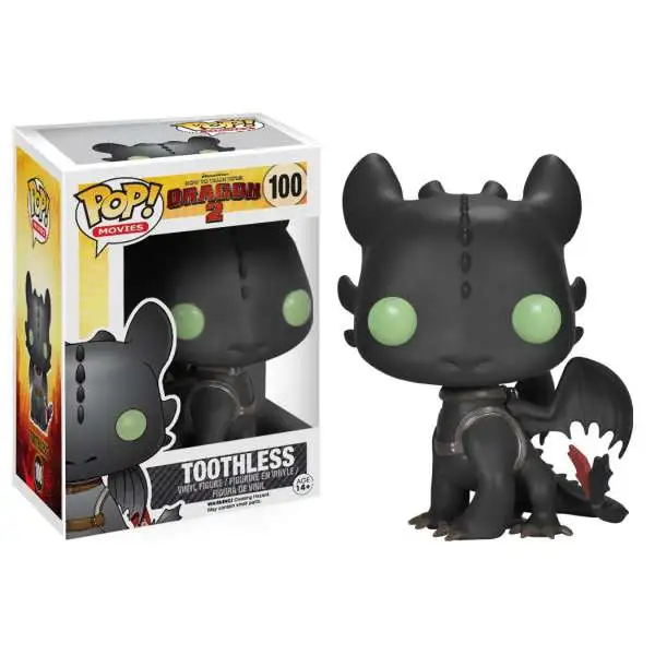 Funko How to Train Your Dragon 2 POP! Movies Toothless Vinyl Figure #100